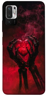 Чохол на Xiaomi Redmi Note 10 5G Heart in the hands of a skeleton фото 1 з 1