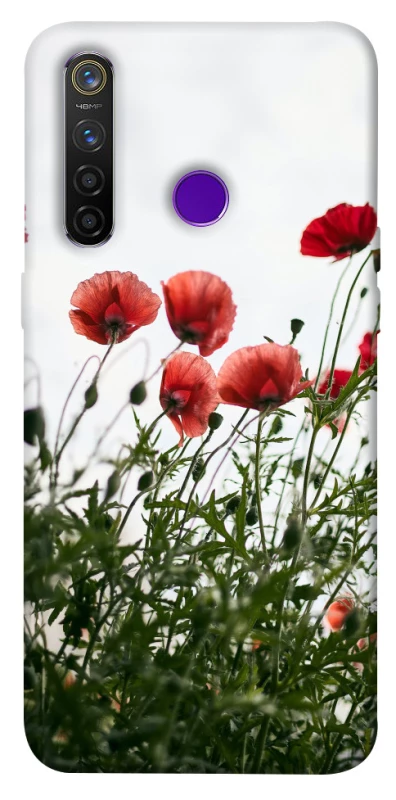 Чохол на Realme 5 Pro Поле маків фото 1 з 1