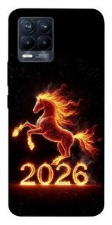 Чехол на Realme 8 Red Fire Horse ver.1 фото 1 из 1
