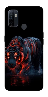 Чехол на Oppo A53 / A32 / A33 fire tiger фото 1 Чехол на Oppo A53 / A32 / A33 fire tiger фото 1 из 1