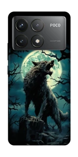 Чохол на Xiaomi Poco F6 Pro Вовк під місяцем фото 1 з 1