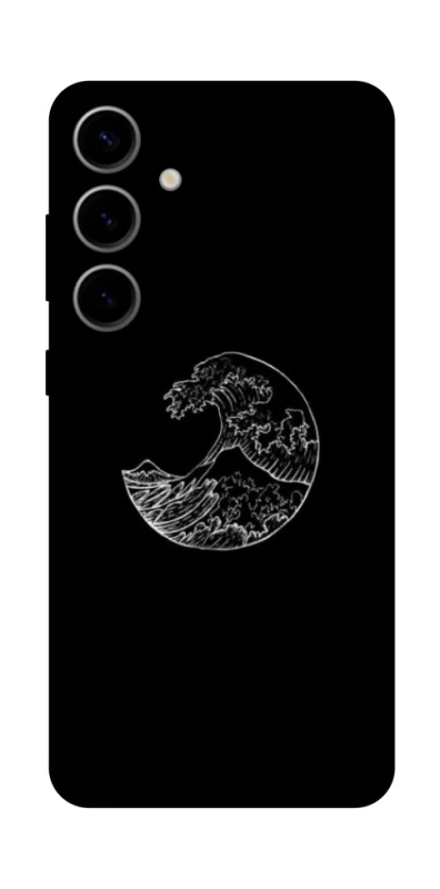 Чохол на Samsung Galaxy S25 Black tsunami фото 1 Чохол на Samsung Galaxy S25 Black tsunami фото 1 з 1