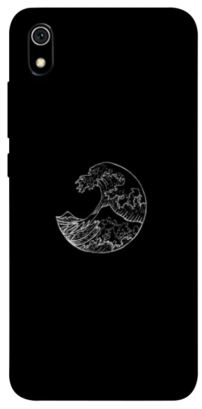 Чохол на Xiaomi Redmi 7A Black tsunami фото 1 з 1