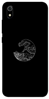 Чохол на Xiaomi Redmi 7A Black tsunami фото 1 з 1