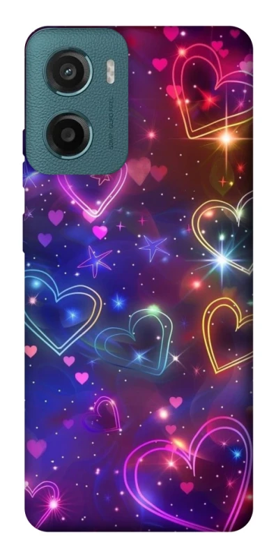 Чехол на Motorola Moto G06 Drawn hearts фото 1 из 1