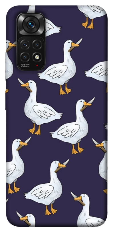 Чехол на Xiaomi Redmi Note 11 (Global) / Note 11S Гуси с претензией фото 1 из 1