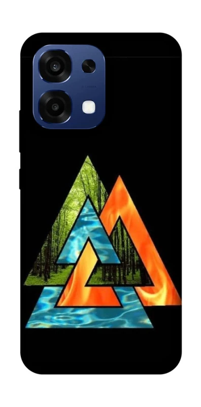 Чехол на Oppo A6 Pro 4G/5G Валькнут v4 фото 2 из 2