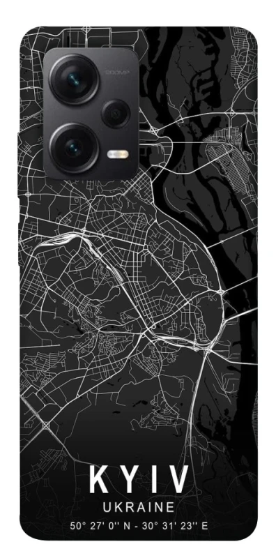 Чехол на Xiaomi Redmi Note 12 Pro+ 5G Kyiv map фото 1 из 1