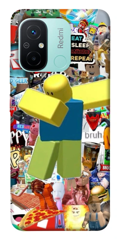 Чехол на Xiaomi Redmi 12C / Poco C55 Roblox style фото 1 из 1