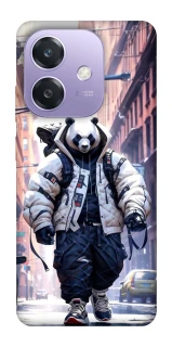 Чехол на Oppo A3X Панда курьер фото 1 из 1