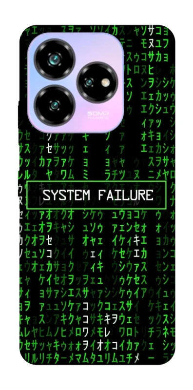 Чехол на ZTE Nubia V60 Matrix system failure фото 1 Чехол на ZTE Nubia V60 Matrix system failure фото 1 из 1