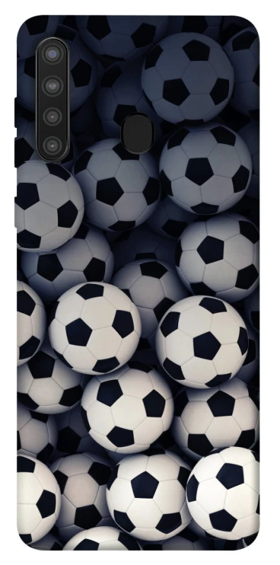 Чехол на Samsung Galaxy A21 Футбольные мячи фото 1 из 1
