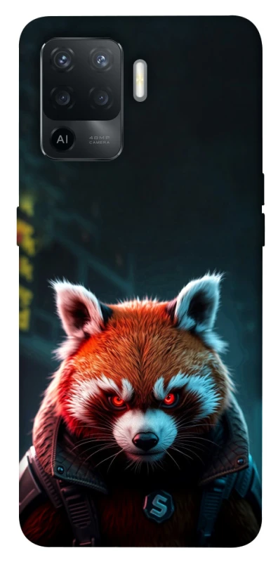 Чохол на Oppo Reno 5 Lite Cyber Red Panda фото 1 з 1