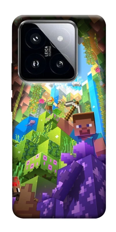 Чохол на Xiaomi 14 Pro Minecraft forever фото 1 з 1