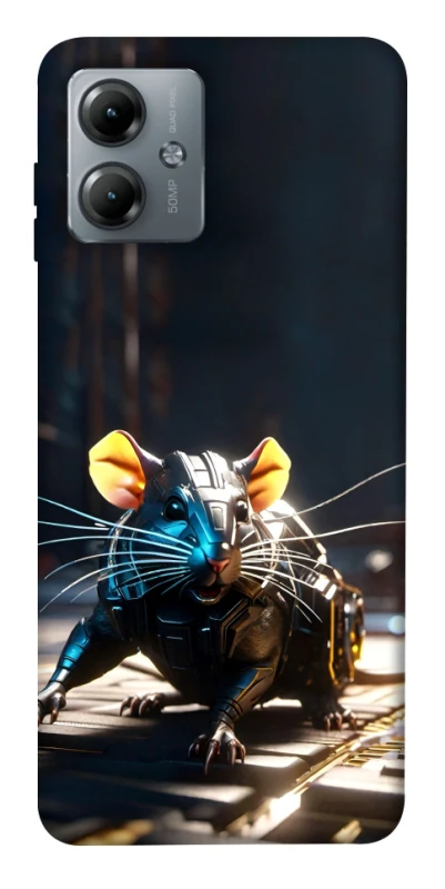 Чохол на Motorola Moto G14 Cyber rat фото 1 з 1