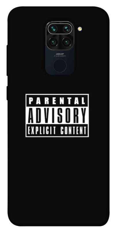 Чохол на Xiaomi Redmi Note 9 / Redmi 10X Parental Advisory Label фото 1 з 1