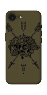 Чехол на Apple iPhone 16e (6.1") Mil skull фото 1 из 1