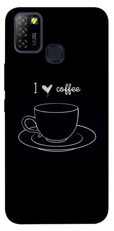 Чохол на Infinix Hot 10 Lite Black coffee фото 1 з 1