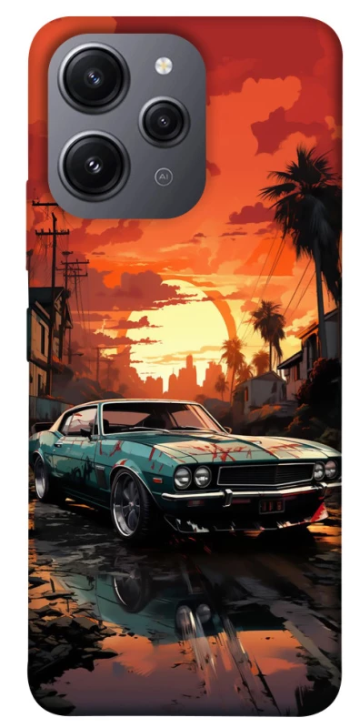 Чохол на Xiaomi Redmi 12 Car at sunset фото 1 з 1