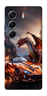 Чохол на Tecno Camon 40 Сar and dragon фото 1 з 1