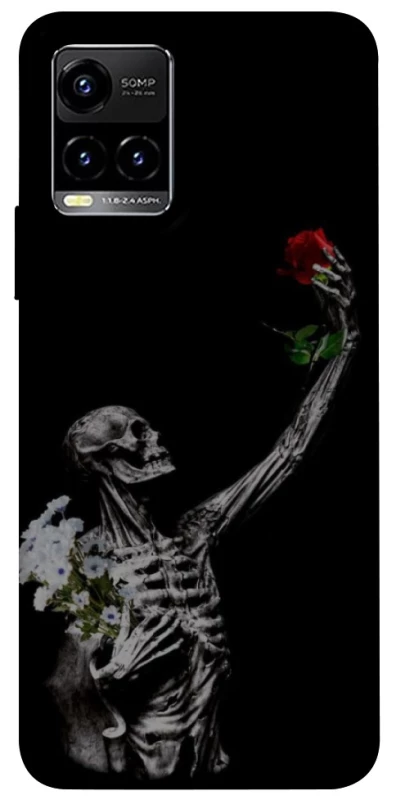 Чехол на Vivo Y21 / Y33s Skeleton vs Rose фото 1 из 1