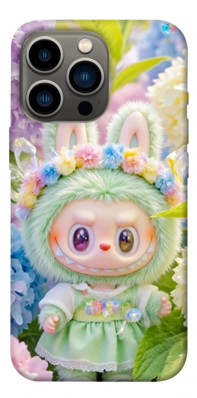 Чохол на Apple iPhone 13 Pro (6.1") Labubu & Flowers ver.2 фото 1 з 1