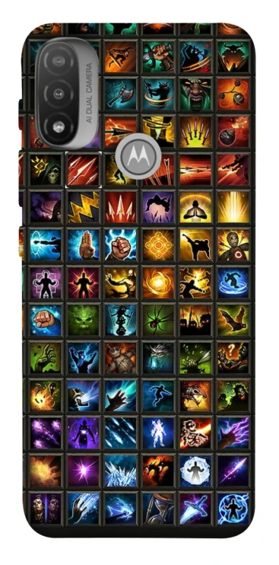 Чехол на Motorola Moto E20 Abilities menu ver.3 фото 1 из 1