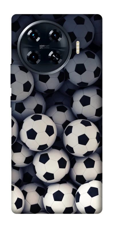 Чохол на TECNO Spark 20 Pro+ Футбольні м'ячи фото 1 з 1