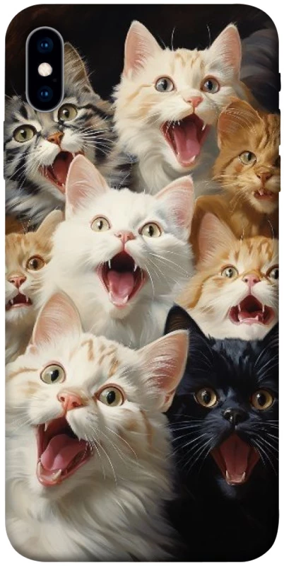 Чохол на Apple iPhone X (5.8") Коти фото 1 з 1