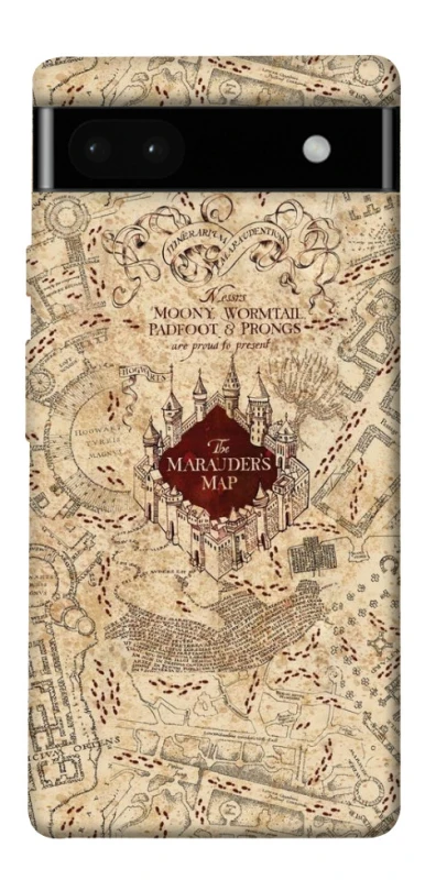 Чехол на Google Pixel 6a Harry Potter Marauder's Map фото 1 из 1