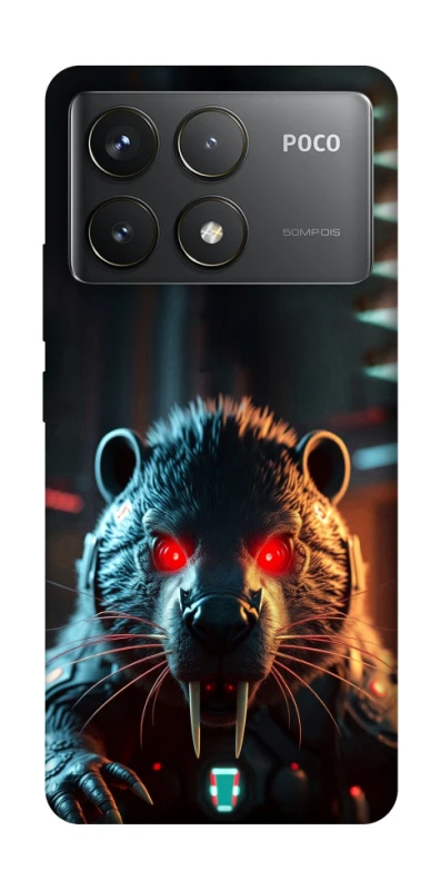 Чохол на Xiaomi Poco F6 Pro Cyber ​​beaver фото 1 з 1