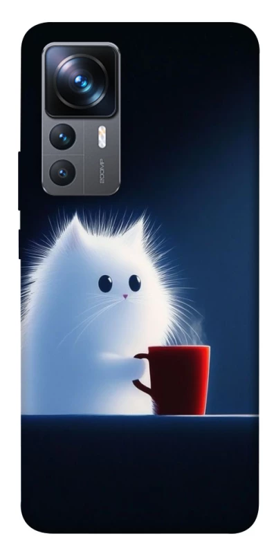 Чохол на Xiaomi 12T / 12T Pro Чохол кіт з кавою фото 1 з 1