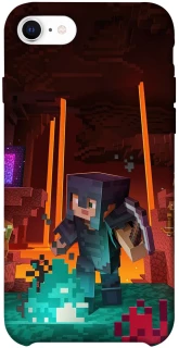 Чехол на Apple iPhone SE (2020) Minecraft game adventure фото 1 из 1