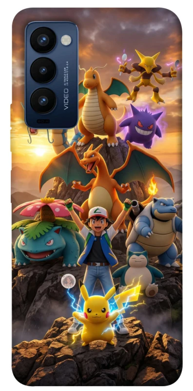 Чохол на TECNO Camon 18 Pokemon фото 1 з 1