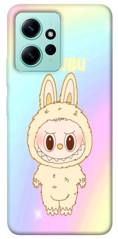 Чохол на Xiaomi Redmi Note 12 4G Fluffy Rainbow Labubu фото 1 з 1