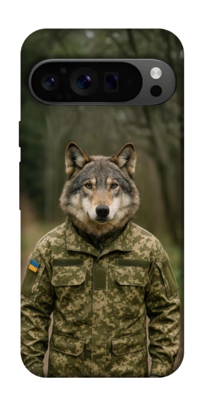 Чехол на Google Pixel 9 Pro Волк защитник фото 1 из 1