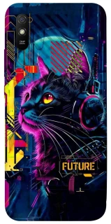 Чохол на Xiaomi Redmi 9A Cyber Cat v2 фото 1 з 1