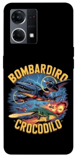 Чехол на Oppo Reno 7 4G Bombardino Crocodilo v2 фото 1 из 1