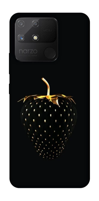 Чохол на Realme Narzo 50A Чорна полуниця фото 1 з 1