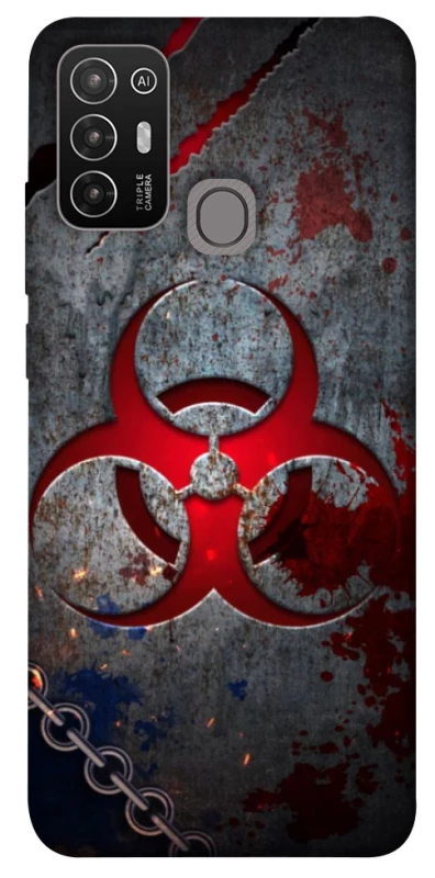 Чехол на ZTE Blade A52 Радиация v3 фото 1 из 1