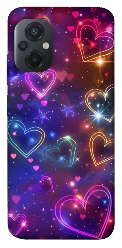 Чехол на Xiaomi Poco M5 Drawn hearts фото 1 из 1