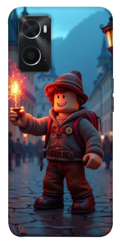 Чохол на Oppo A76 4G Roblox Fire Logo Blue Flames фото 1 з 1
