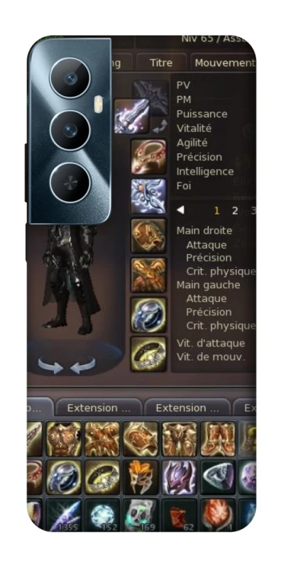 Чехол на Realme C65 4G Character Menu ver.1 фото 1 из 1