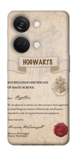 Чехол на OnePlus Nord 3 The Hogwarts acceptance letter фото 1 из 1