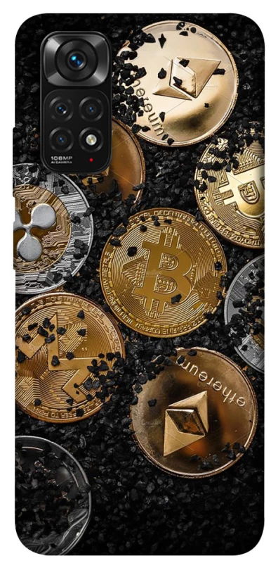 Чехол на Xiaomi Redmi Note 11 (Global) / Note 11S Many coins v2 фото 1 из 1