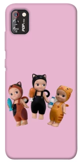 Чохол на TECNO POP 4 Pro Cat Cafe Trio фото 1 з 1