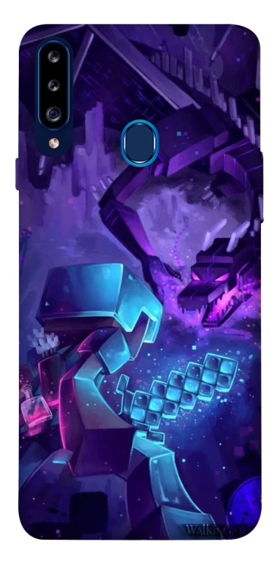 Чохол на Samsung Galaxy A20s Minecraft dragon фото 1 з 1