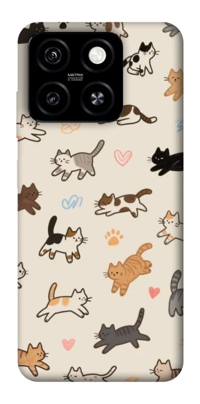 Чохол на ZTE Blade A55 4G Cat style ver.2 фото 1 з 1