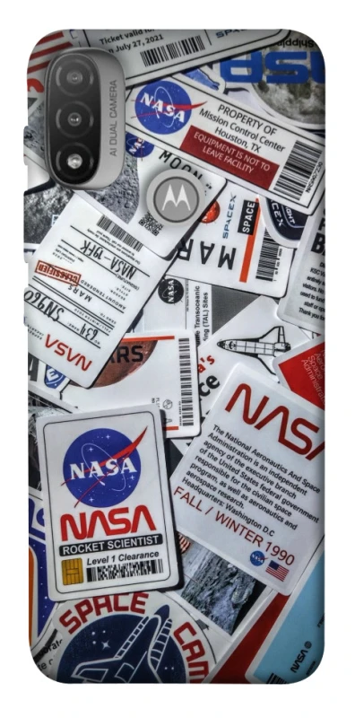 Чехол на Motorola Moto E20 NASA ver.4 фото 1 из 1
