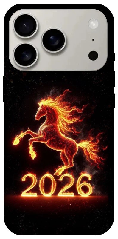 Чохол на Apple iPhone 17 Pro (6.3") Red Fire Horse ver.1 фото 1 з 1